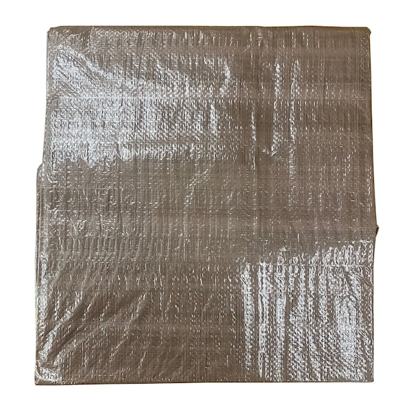 T.W. Evans Cordage Co. 30 ft. x 50 ft. Buffalo Brown Poly Tarp B3050 - main